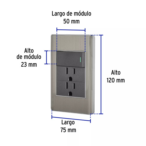 ‣ Placa armada acero Lisboa | Volteck