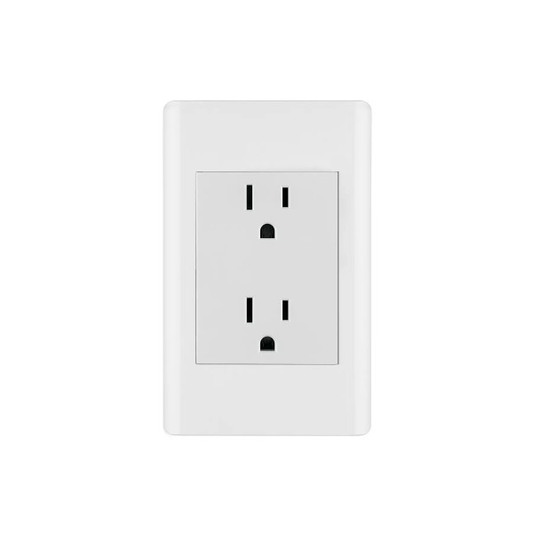 ‣ Placa armada blanca Lisboa dúplex 3 módulos | Volteck