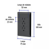 ‣ Placa armada 3 contactos, Lisboa | Volteck