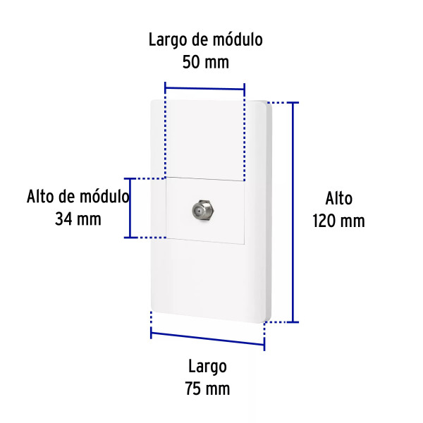 ‣ Placa armada TV 1.5 módulos Lisboa... | Volteck