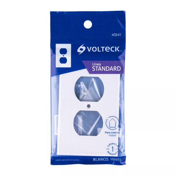 ‣ Placa de ABS Standard Blanca | Volteck