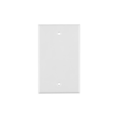 ‣ Placa de ABS ciega Standard blanca | Volteck