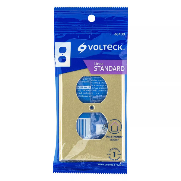 ‣ Placa dúplex aluminio Std: Calidad garantizada | Volteck