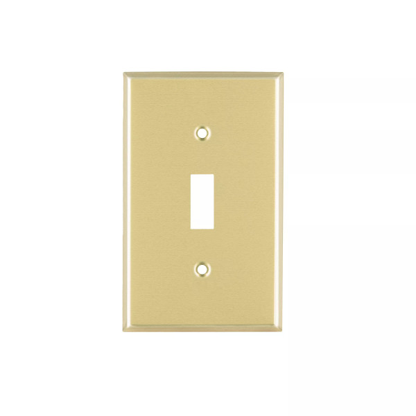‣ Placa para interruptor aluminio Standard... | Volteck