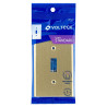 ‣ Placa para interruptor aluminio Standard... | Volteck