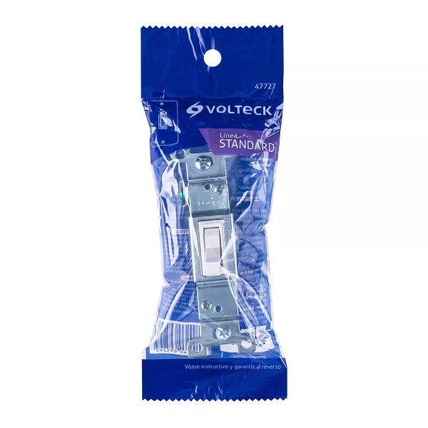 ‣ Interruptor de palanca Standard blanco... | Volteck