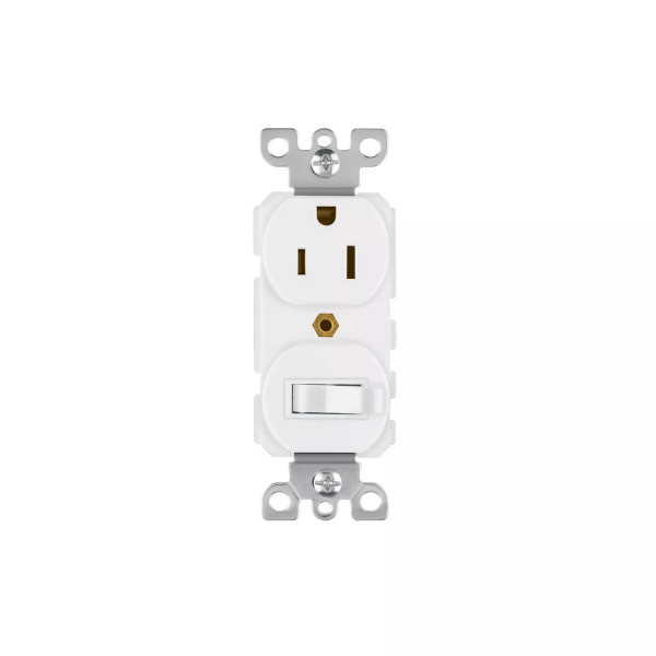 ‣ Interruptor de palanca Standard, blanco | Volteck