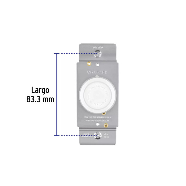 ‣ Atenuador de luz Standard, blanco... | Volteck