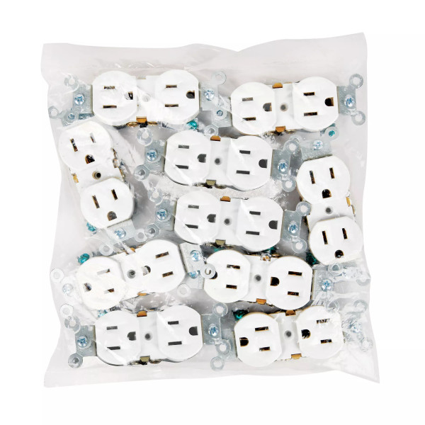 ‣ Contacto dúplex, 2 polos 3 hilos, blanco... | Volteck