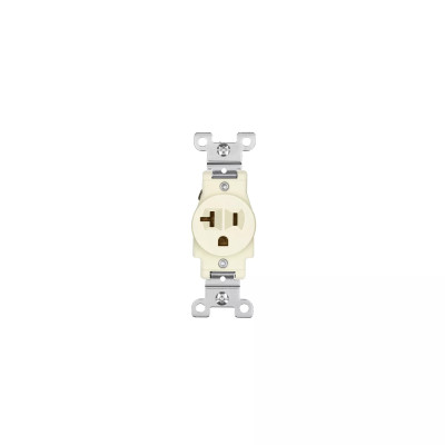 ‣ Contacto sencillo 2P 3H 20A Standard marfil | Volteck