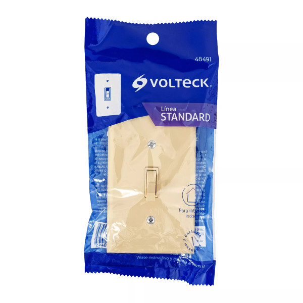 ‣ Placa armada interruptor, línea Standard | Volteck