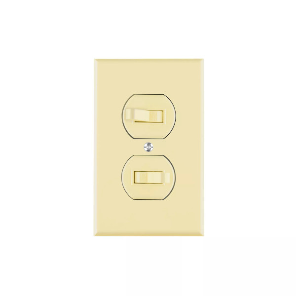 ‣ Placa 2 interruptores línea Standard | Volteck