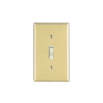 ‣ Placa interruptor sencillo, línea Standard... | Volteck