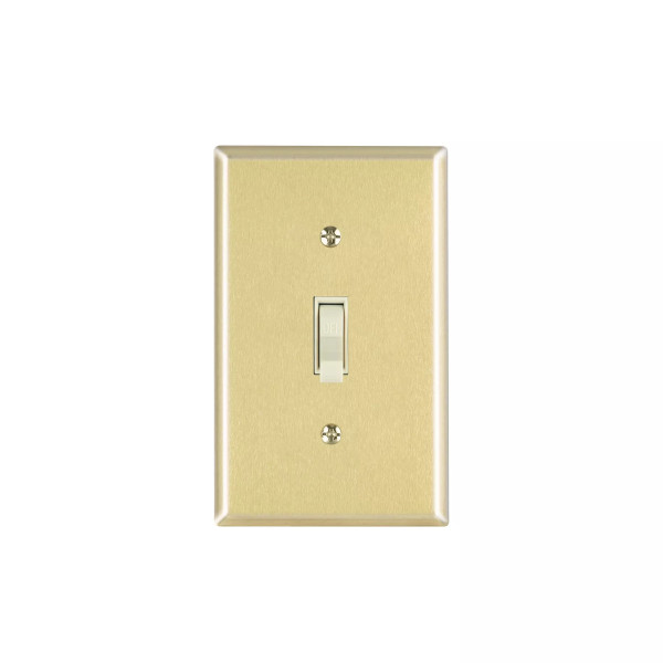 ‣ Placa interruptor sencillo, línea Standard... | Volteck