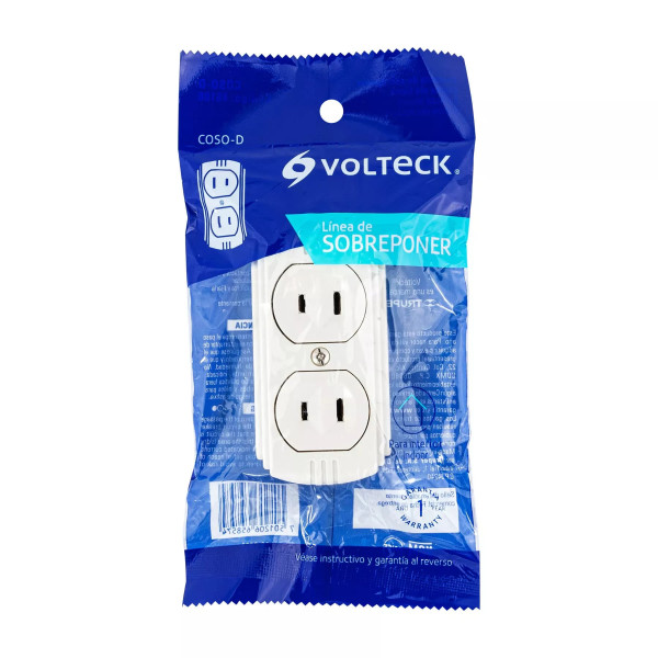 ‣ Contacto dúplex sin tierra, Volteck | Volteck
