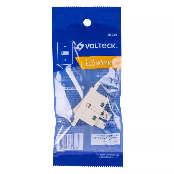 ‣ Interruptor sencillo Económica | Volteck