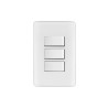 ‣ Placa con 3 interruptores sencillos Volteck | Volteck