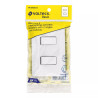 ‣ Placa 2 interruptores sencillos, Volteck Basic | Volteck