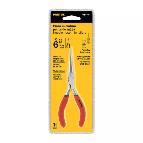 ‣ Mini pinza de punta de aguja 6" | Pretul