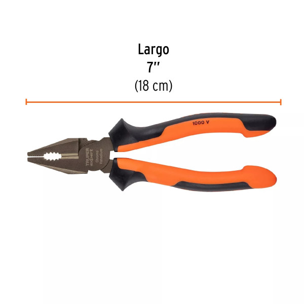 ‣ Pinza electricista 7" alta palanca... | Truper Expert