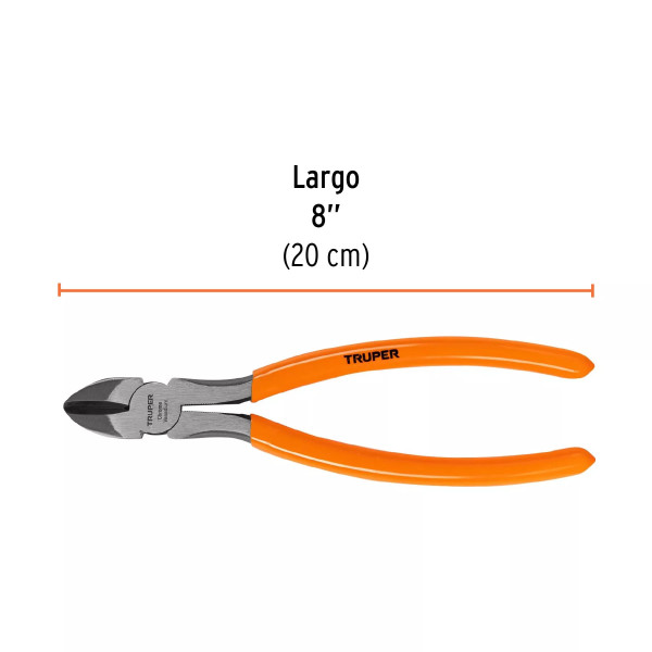 ‣ Pinza corte diagonal 8" PVC, Truper | Truper