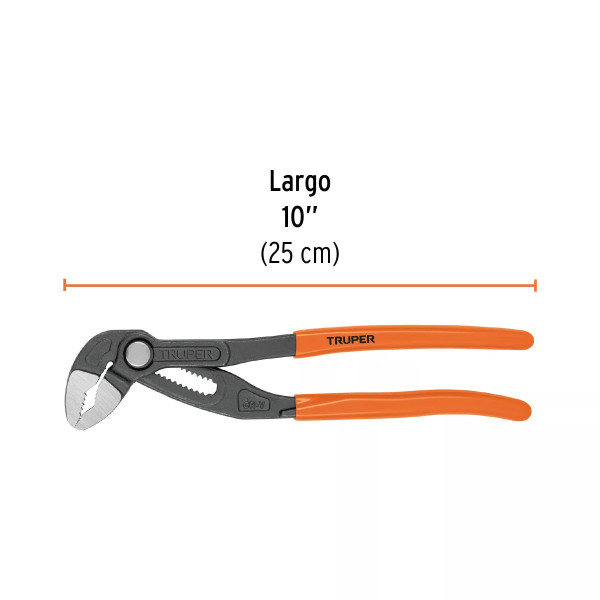 ‣ Pinza de extensión 10", mango PVC... | Truper