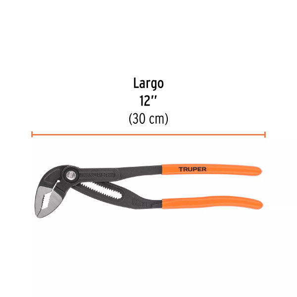 ‣ Pinza de extensión 12", mango PVC... | Truper