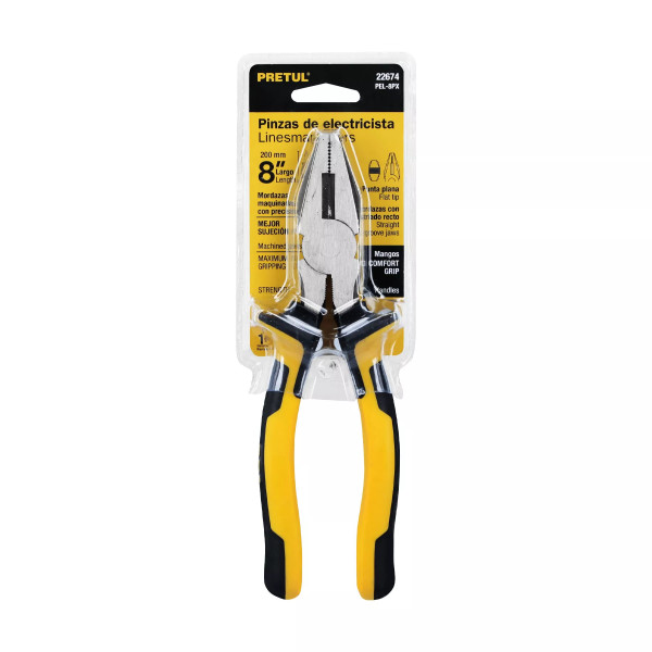 ‣ Pinza para electricista 8" Comfort Grip... | Pretul