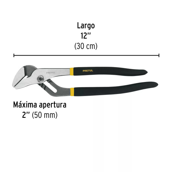 ‣ Pinza de extensión 12" PVC... | Pretul