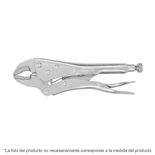 ‣ Pinza de presión 5" mordaza curva... | Truper