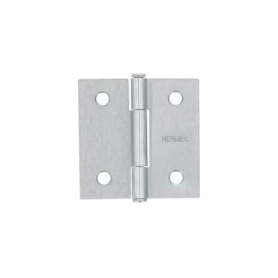 ‣ Bisagra cuadrada 2", satinada... | Hermex