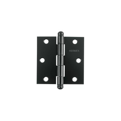 ‣ Bisagra cuadrada 3", negro mate... | Hermex
