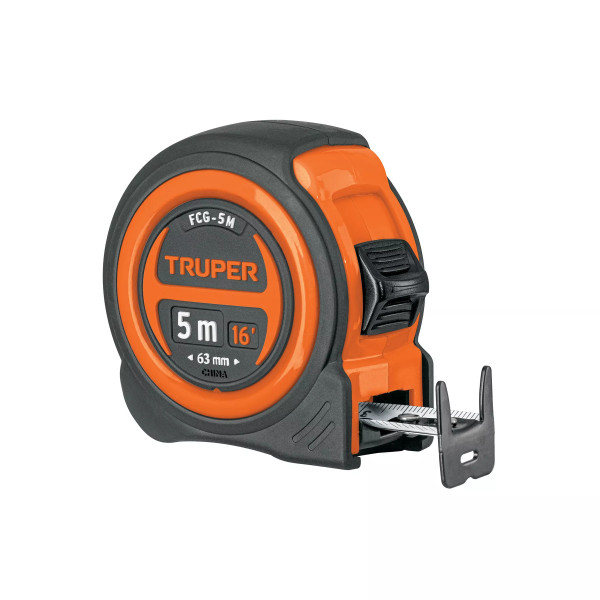 Flexómetro Compacto Contra Impactos 5 M Cinta 19 Mm, Truper | Flexómetros / Cintas Metricas Ferreterias Ferretodo