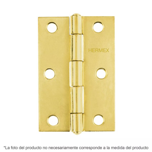 ‣ Bisagra 4" acero latonado... | Hermex