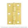 ‣ Bisagra 4" acero latonado... | Hermex