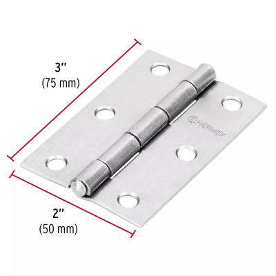 ‣ Bisagra 3" acero pulido... | Hermex