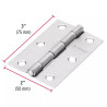 ‣ Bisagra 3" acero pulido... | Hermex