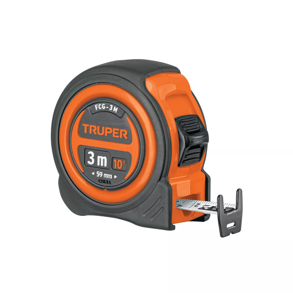 Flexómetro Compacto Contra Impactos 3 M Cinta 16 Mm, Truper | Flexómetros / Cintas Metricas Ferreterias Ferretodo