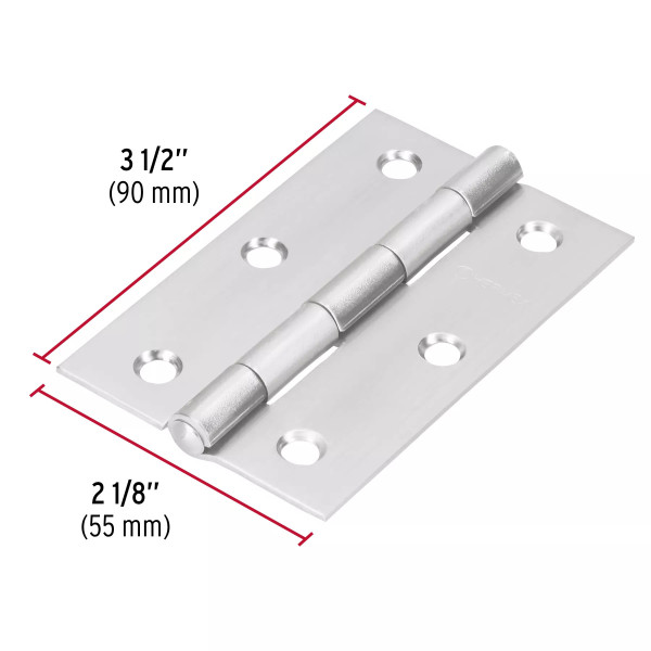 ‣ Bisagra 3-1/2" acero inox. HERMEX | Hermex