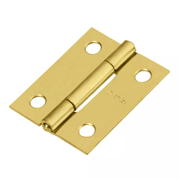 ‣ Bisagras 1-1/2" Acero Latonado | Hermex
