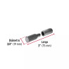 ‣ Bisagra tubular 3/4" soldable, HERMEX | Hermex