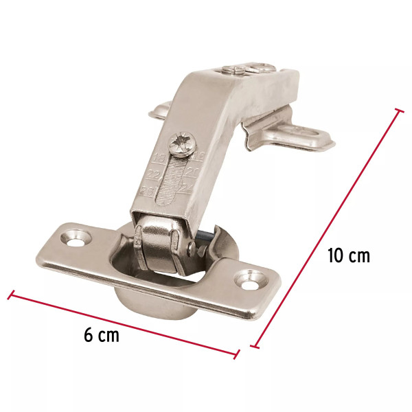 ‣ Bolsa c/2 bisagras bidimensionales 135° | Hermex
