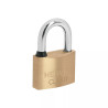 ‣ Candado de latón 50mm... llave tubular | Hermex