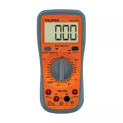 Multímetro Digital Profesional con Rms Verdadero, Truper | Herramientas de Medición