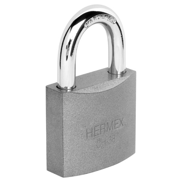 ‣ Candado hierro 38 mm gancho corto HERMEX | Hermex