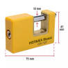 ‣ Candado antipalanca 75 mm metálico, HERMEX BASIC | Hermex