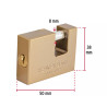 ‣ Candado antipalanca 50 mm hierro, HERMEX BASIC | Hermex
