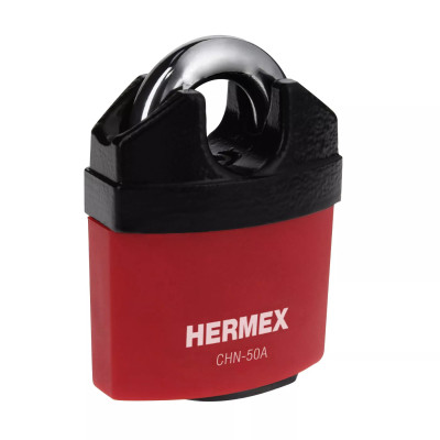‣ Candado de hierro 50 mm... llave anti-ganzúa | Hermex