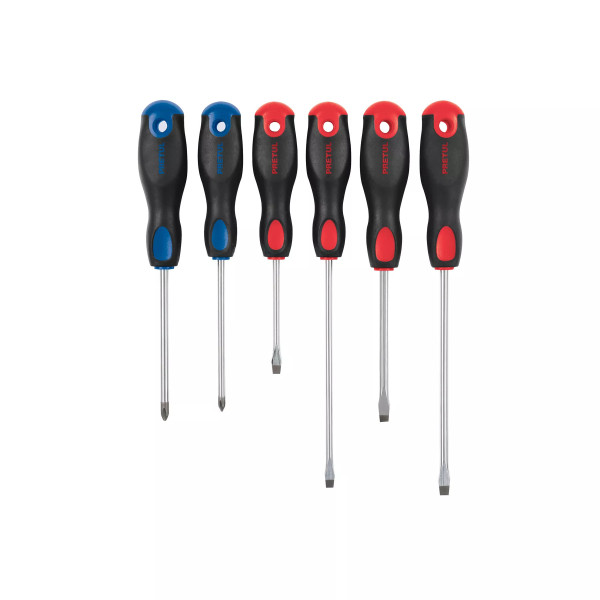 Juego De 6 Desarmadores Mango Comfort Grip, Pretul | Desarmadores, atornilladores y similares