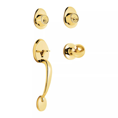 ‣ Cerradura manija "Milán" baño latón... | Hermex